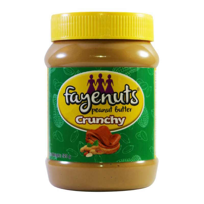 Fayenuts Crunchy Peanut Butter 520g
