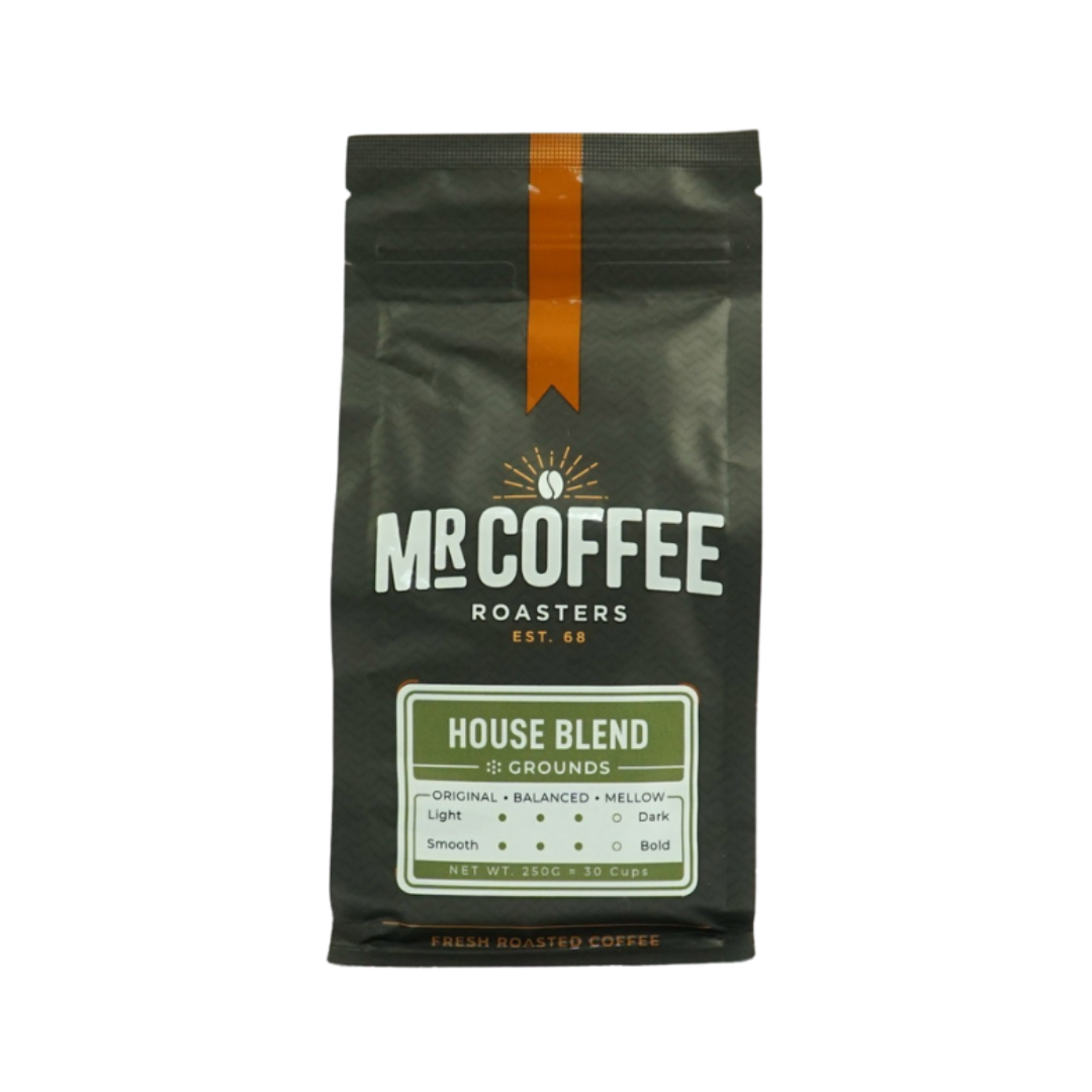 Mr. Coffee House Blend Ground Coffee 250g