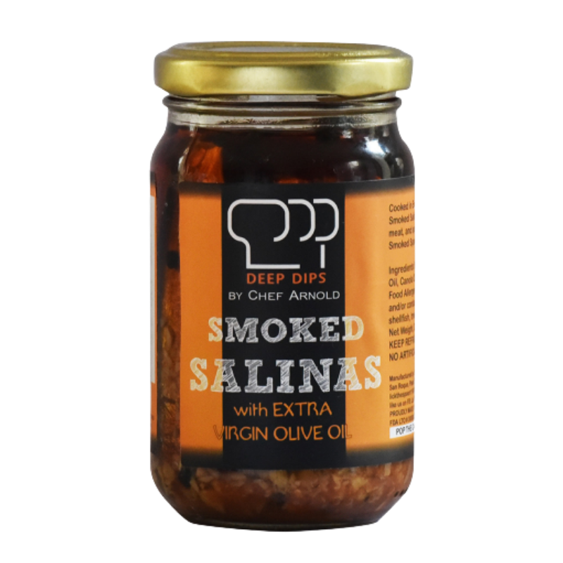 Deep Dips Smoked Salinas with Extra Virgin Olive Oil 205g
